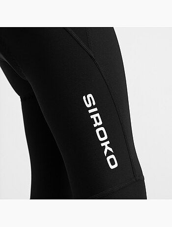 Cuissard long vélo thermique avec peau fille cyclisme enfants k-core-g backflip
