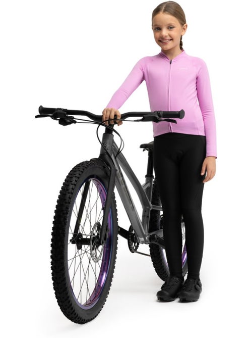 Cuissard long vélo thermique avec peau fille cyclisme enfants k-core-g backflip - Kiabi