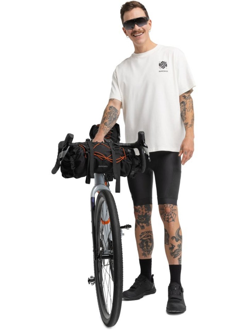 Cuissard sans bretelles cyclotourisme homme cyclisme homme tour Noir - Kiabi
