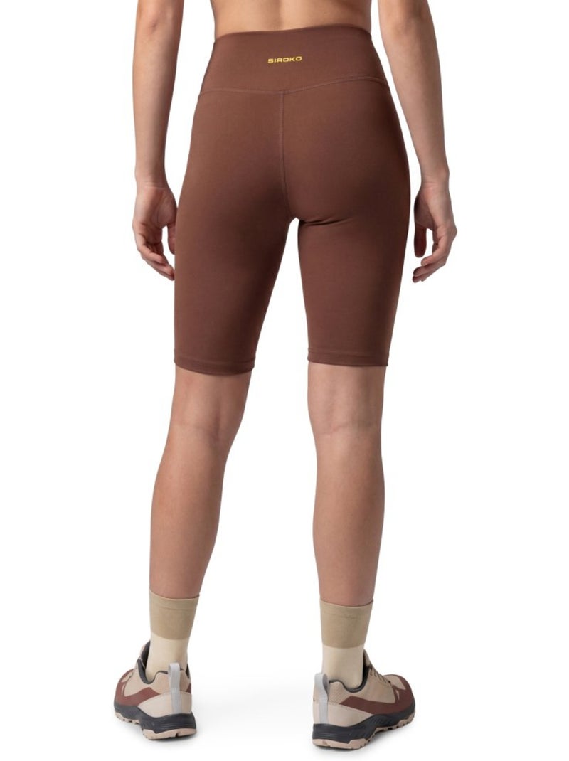 Cuissard trail running femme randonnée femme west-w Marron - Kiabi