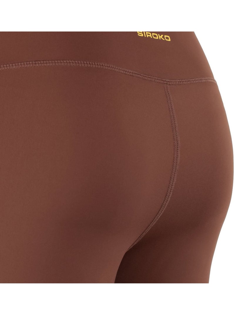 Cuissard trail running femme randonnée femme west-w Marron - Kiabi