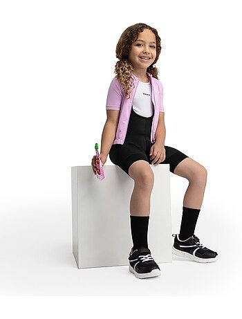 Cuissard vélo à bretelles fille cyclisme enfants k-core parkway