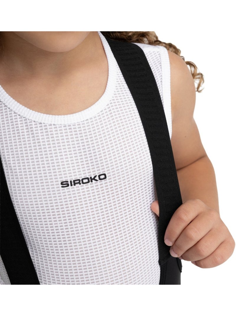 Cuissard vélo à bretelles fille cyclisme enfants k-core parkway Noir - Kiabi