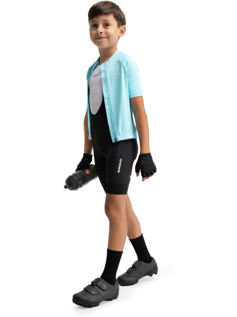 Cuissard vélo à bretelles garçon cyclisme enfants k-core benji Noir - Kiabi