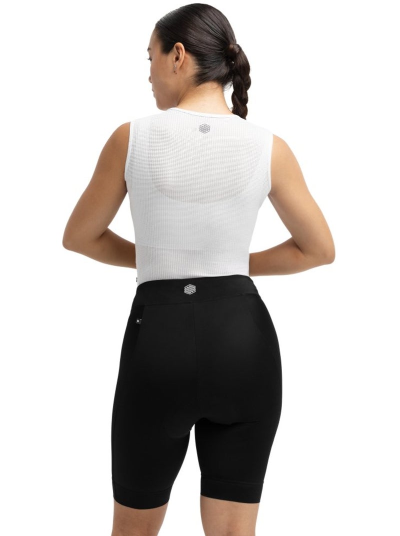 Cuissard vélo avec peau femme cyclisme femme core bonette Noir - Kiabi