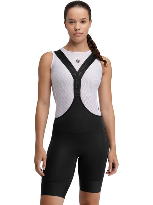 Cuissard vélo court biodégradable femme cyclisme femme srx fusion - Kiabi