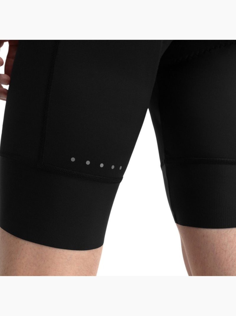 Cuissard vélo court biodégradable homme cyclisme homme srx blend Noir - Kiabi