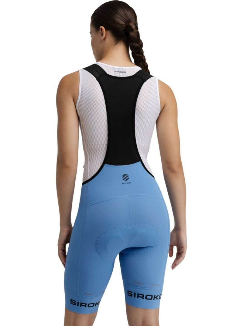 Cuissard vélo court en tissu recyclé femme cyclisme femme bx semnoz Violet - Kiabi
