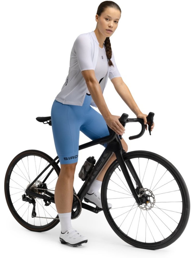 Cuissard vélo court en tissu recyclé femme cyclisme femme bx semnoz Violet - Kiabi