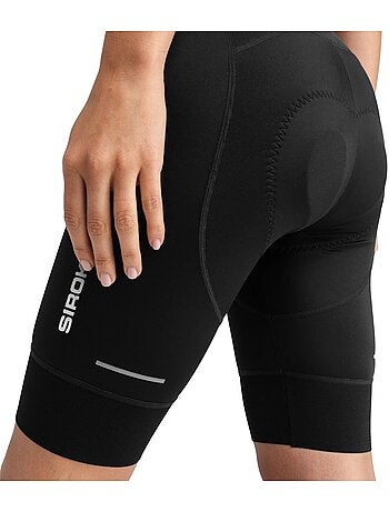 Cuissard vélo court en tissu recyclé femme cyclisme femme comet