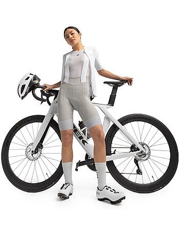 Cuissard vélo court en tissu recyclé femme cyclisme femme sía