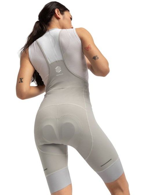 Cuissard vélo court en tissu recyclé femme cyclisme femme sía - Kiabi