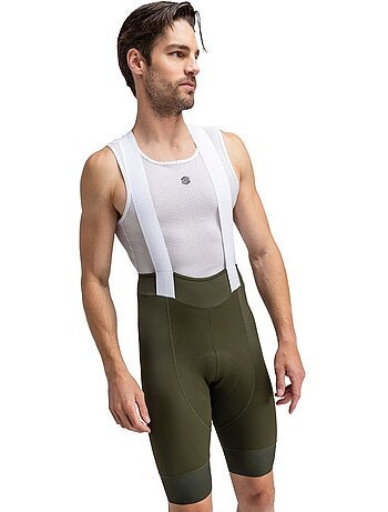 Cuissard vélo court en tissu recyclé homme cyclisme homme basil
