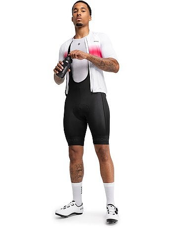 Cuissard vélo court en tissu recyclé homme cyclisme homme bx brocken