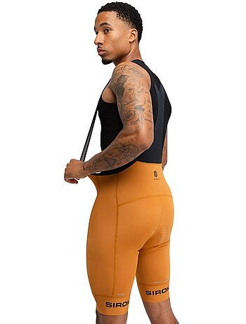 Cuissard vélo court en tissu recyclé homme cyclisme homme bx terres
