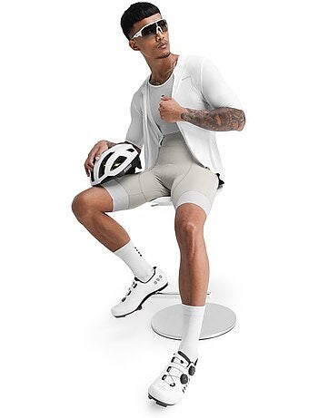 Cuissard vélo court en tissu recyclé homme cyclisme homme mount lemmon