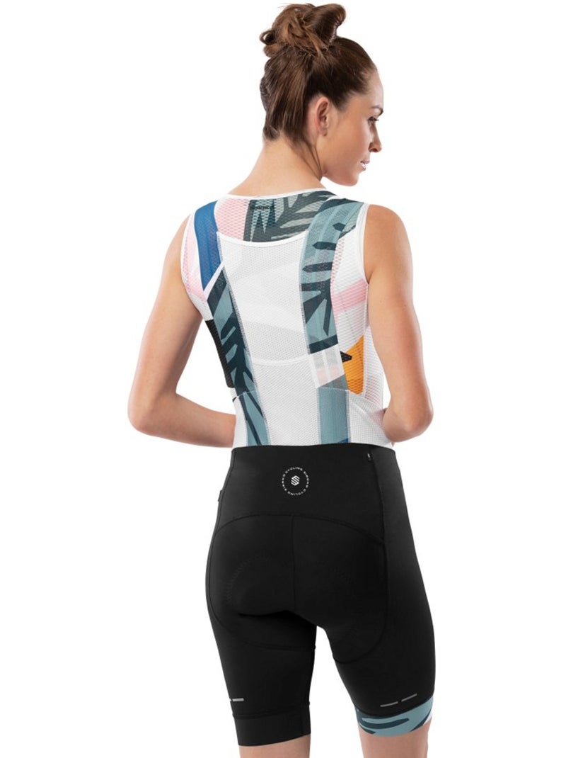 Cuissard vélo court femme cyclisme femme bx jungle Noir - Kiabi