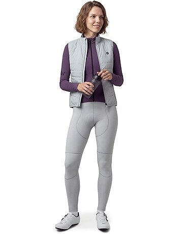 Cuissard vélo long femme cyclisme femme srx premier-w gray