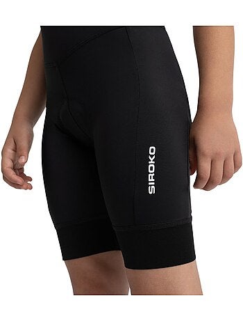 Cuissard vélo sans bretelles fille cyclisme enfants k-core racing