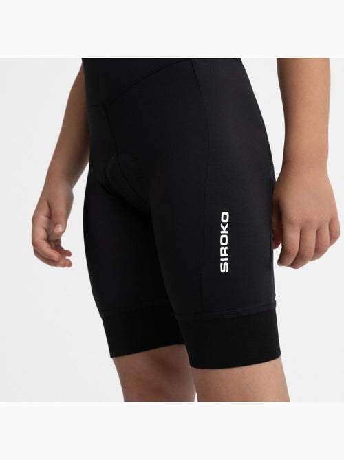 Cuissard vélo sans bretelles fille cyclisme enfants k-core racing - Kiabi