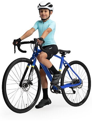 Cuissard vélo sans bretelles garçon cyclisme enfants k-core playground