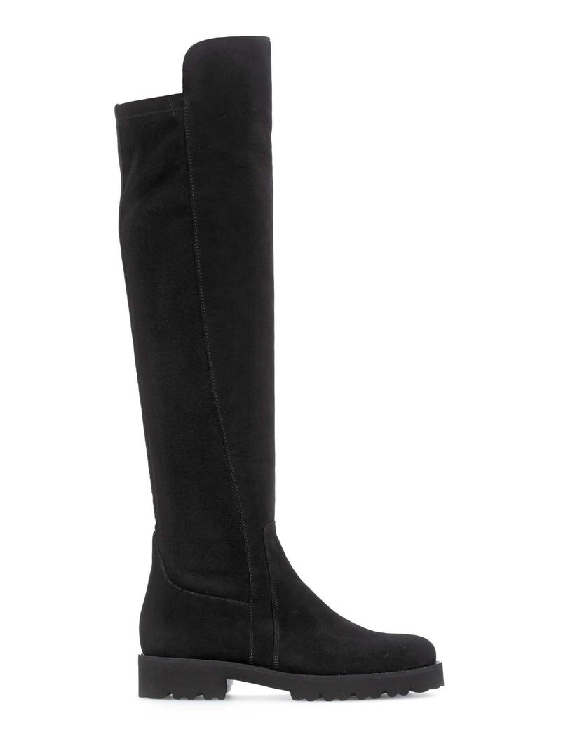 Cuissardes  en cuir nubuk Gabor Noir Noir - Kiabi