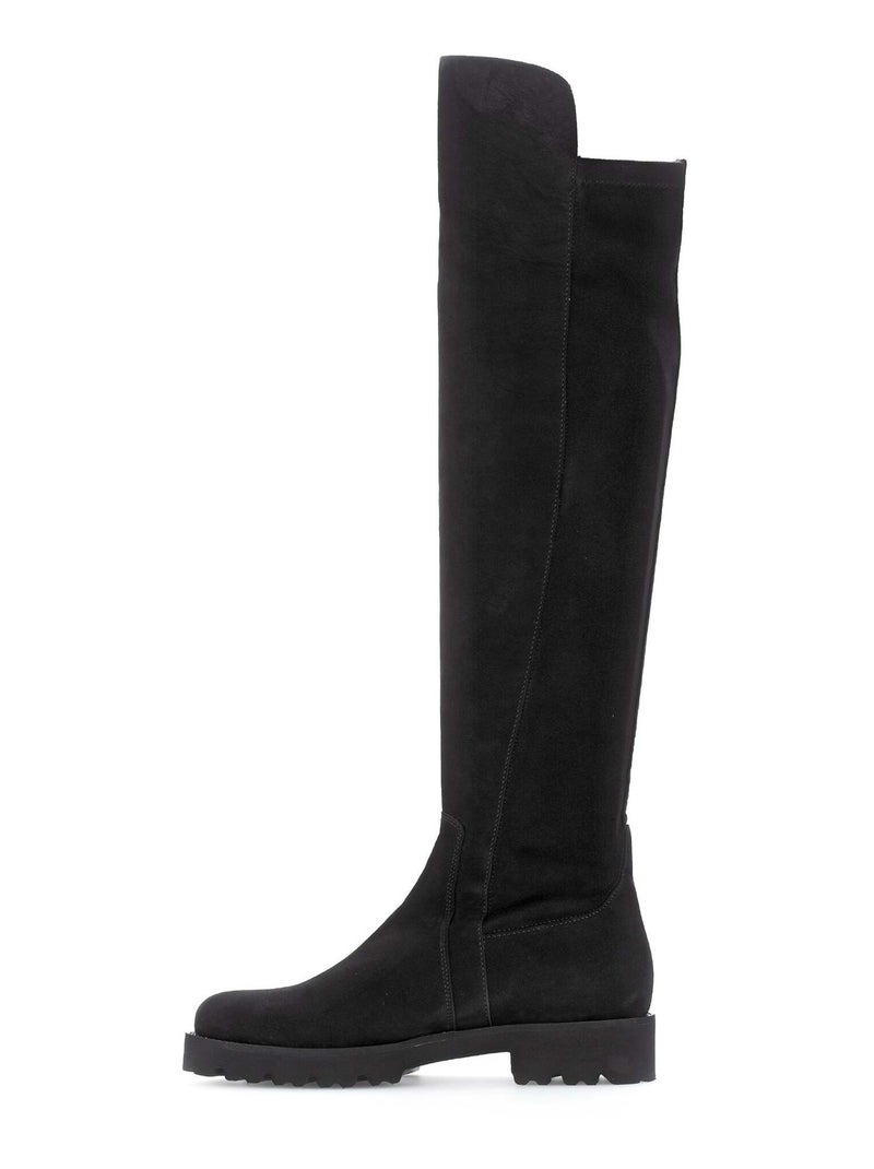 Cuissardes  en cuir nubuk Gabor Noir Noir - Kiabi