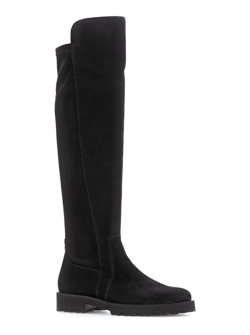 Cuissardes  en cuir nubuk Gabor Noir Noir - Kiabi