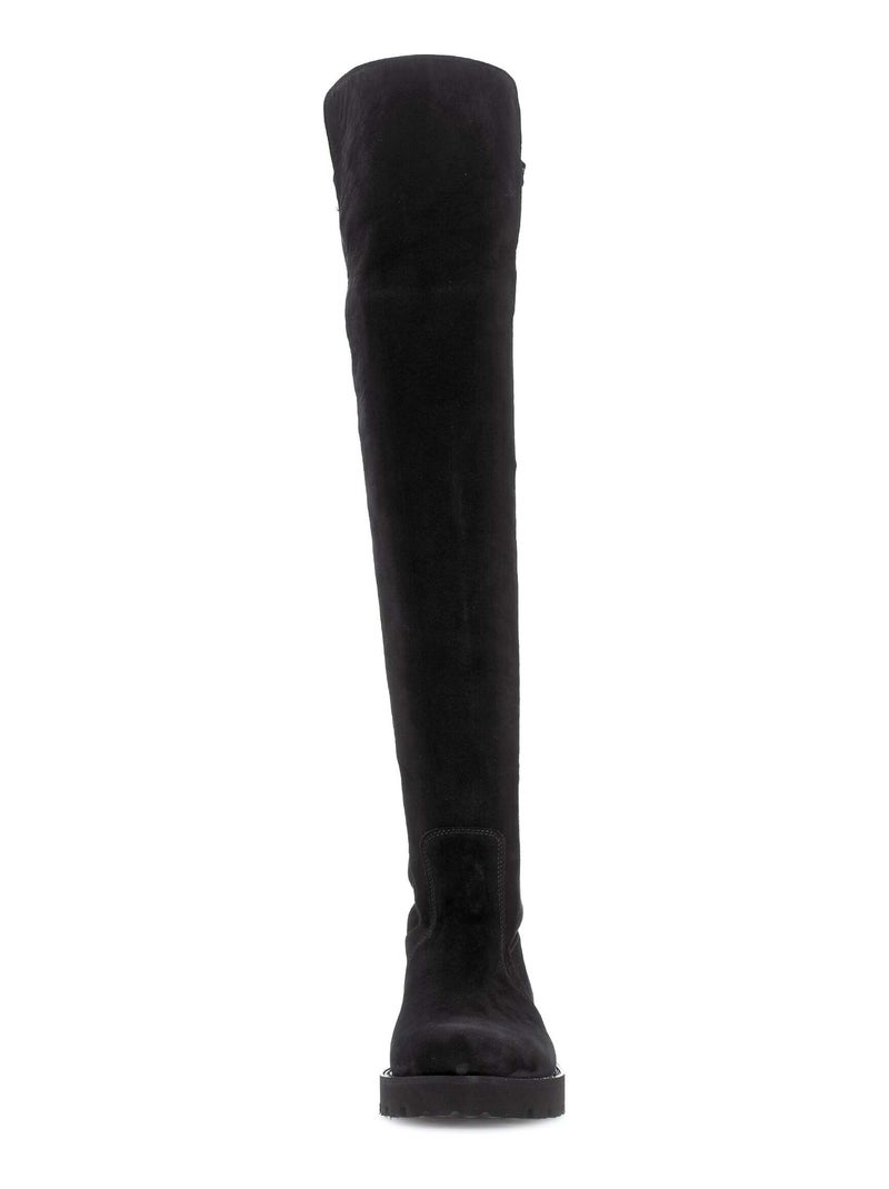 Cuissardes  en cuir nubuk Gabor Noir Noir - Kiabi