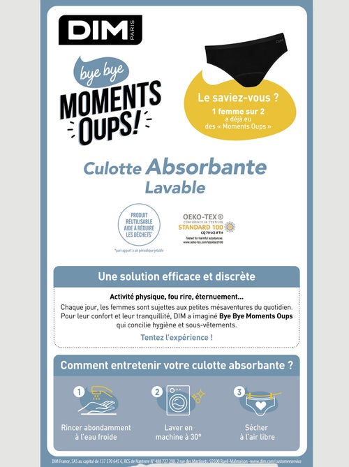 Culotte absorbante 'DIM Oups' - Kiabi