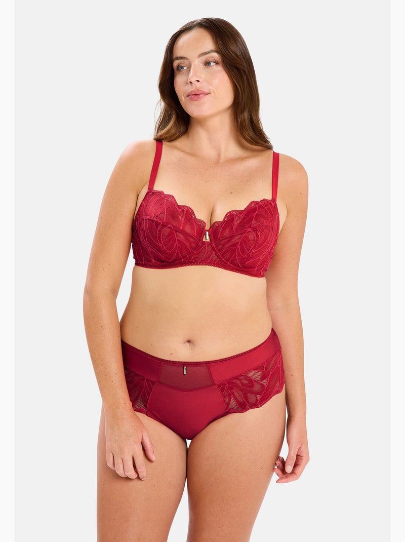 Culotte aliénor sans complexe lingerie Rouge - Kiabi