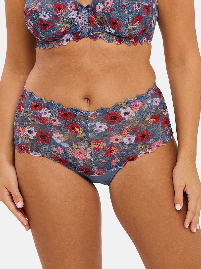 Culotte Arum Mosaic Sans Complexe Gris Rouge - Kiabi