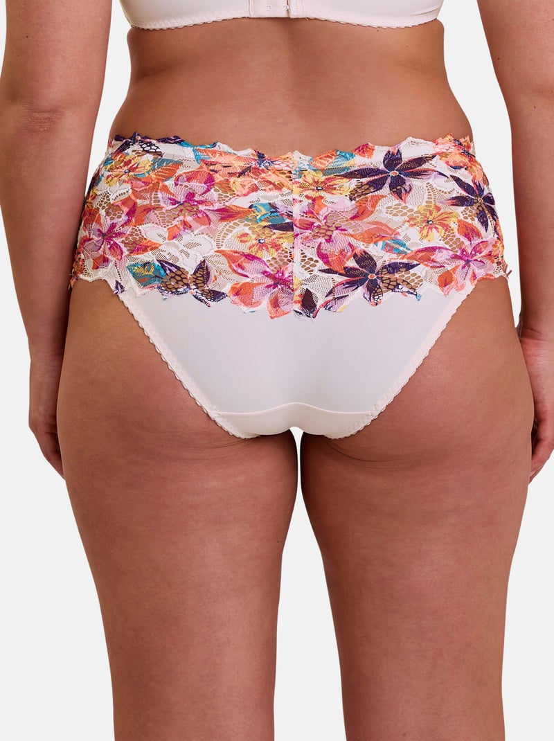 Culotte arum mosaic sans complexe lingerie Blanc Multicolore - Kiabi