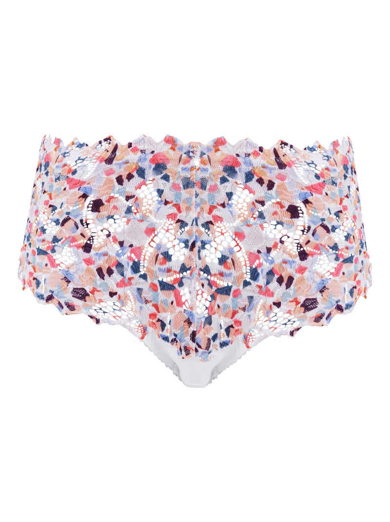 Culotte arum mosaic sans complexe lingerie Blanc Violet Bleu - Kiabi