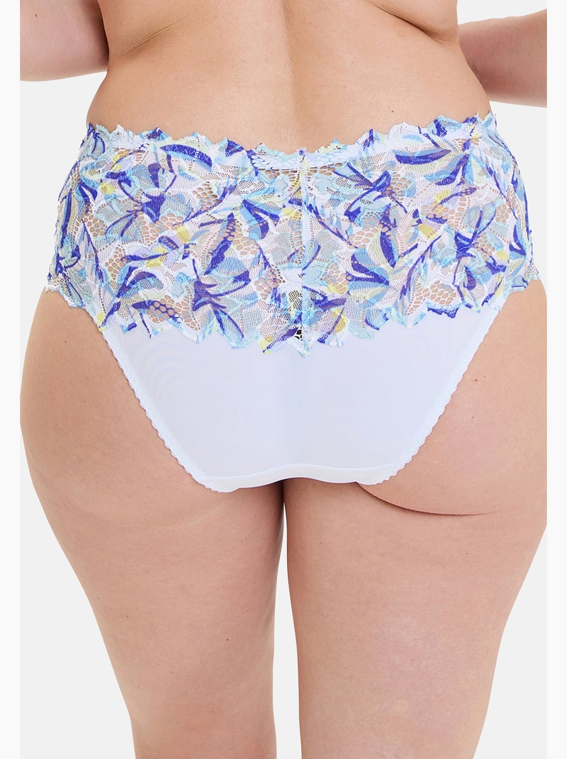 Culotte arum mosaic sans complexe lingerie Bleu Bleu Gris - Kiabi