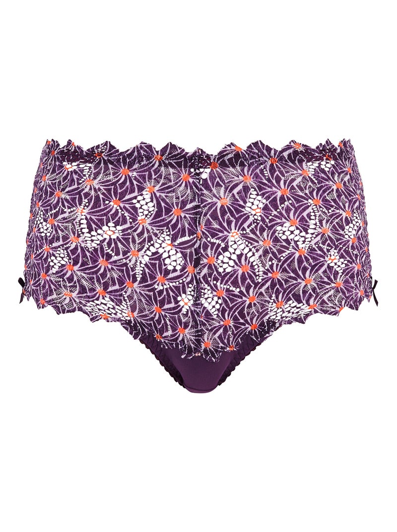 Culotte arum mosaic sans complexe lingerie Violet aubergine - Kiabi