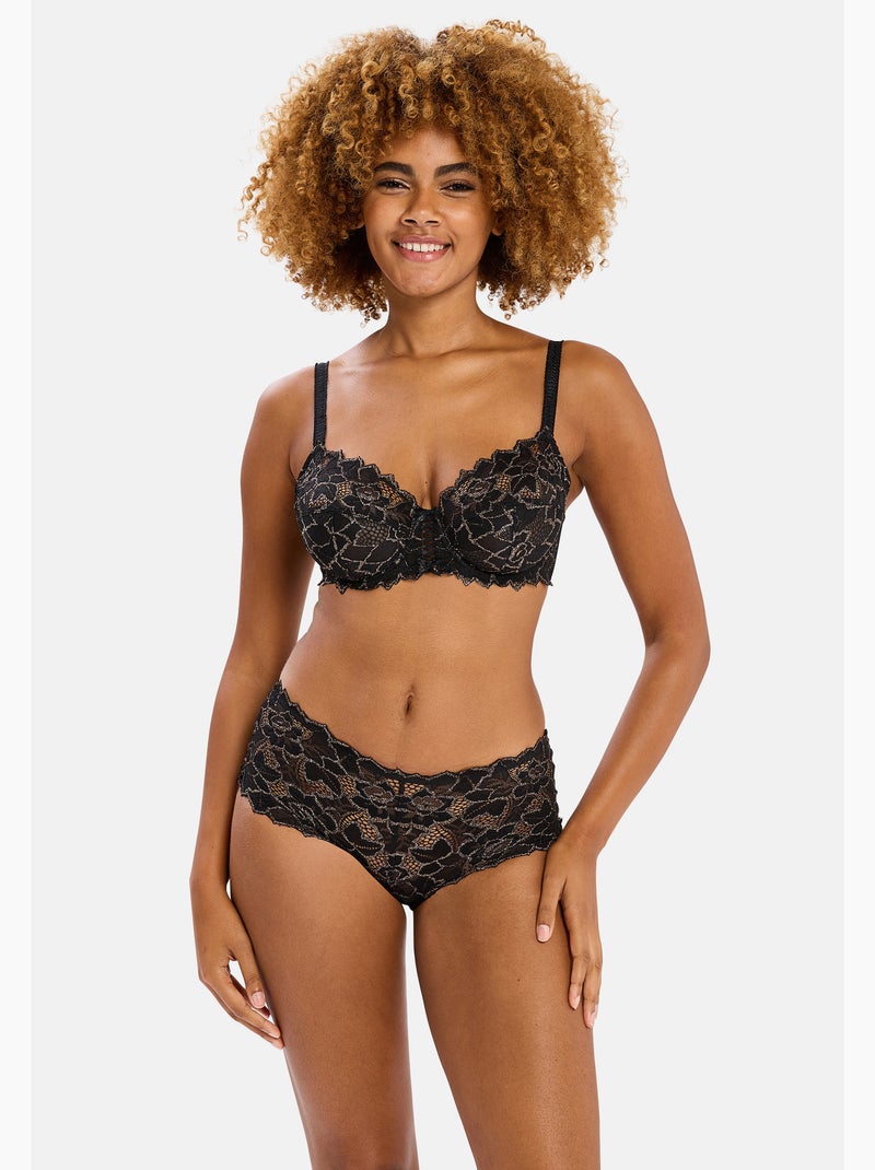 Culotte arum party sans complexe lingerie Noir - Kiabi