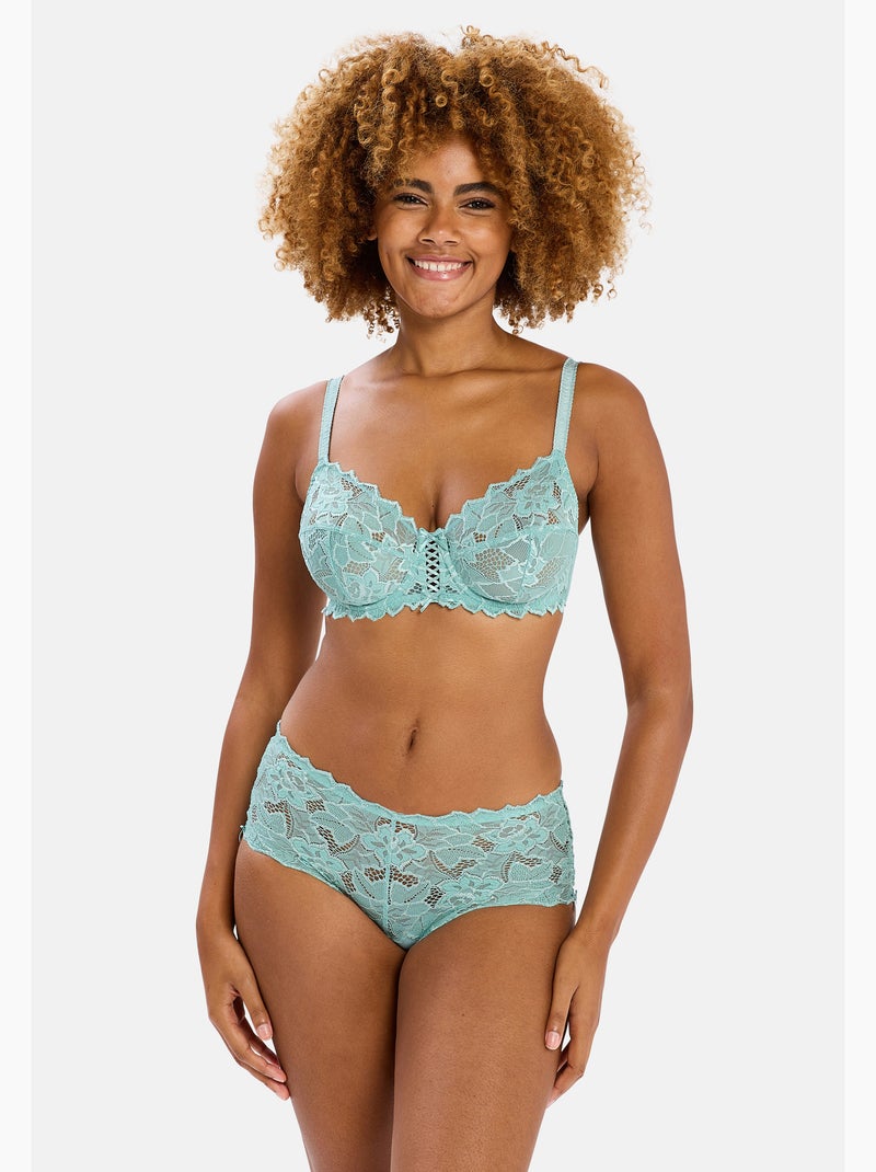 Culotte arum sans complexe lingerie Bleu turquoise - Kiabi