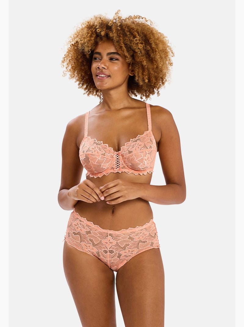 Culotte arum sans complexe lingerie Corail - Kiabi