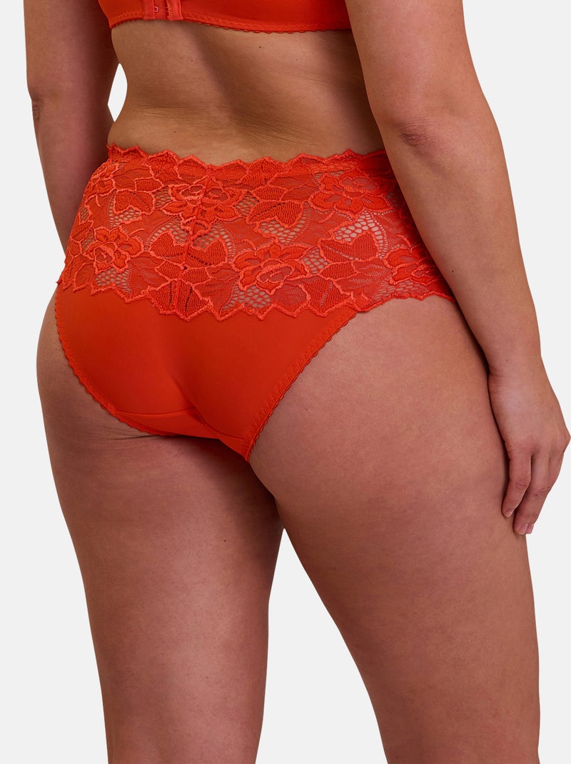 Culotte arum sans complexe lingerie Orange mandarine - Kiabi