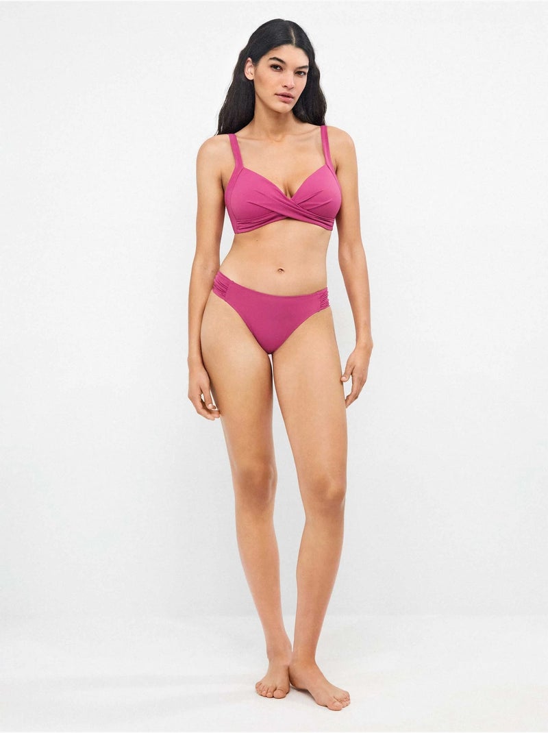 Culotte bikini classique Violet - Kiabi