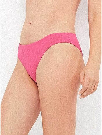 Culotte bikini couleur unie