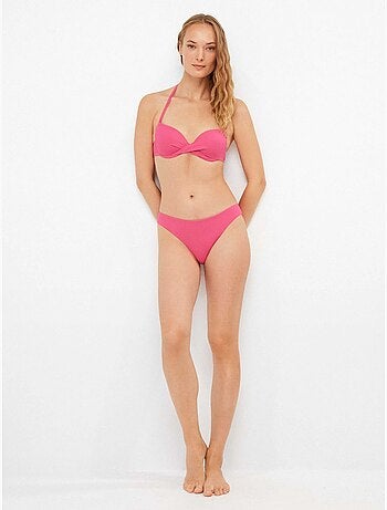 Culotte bikini couleur unie