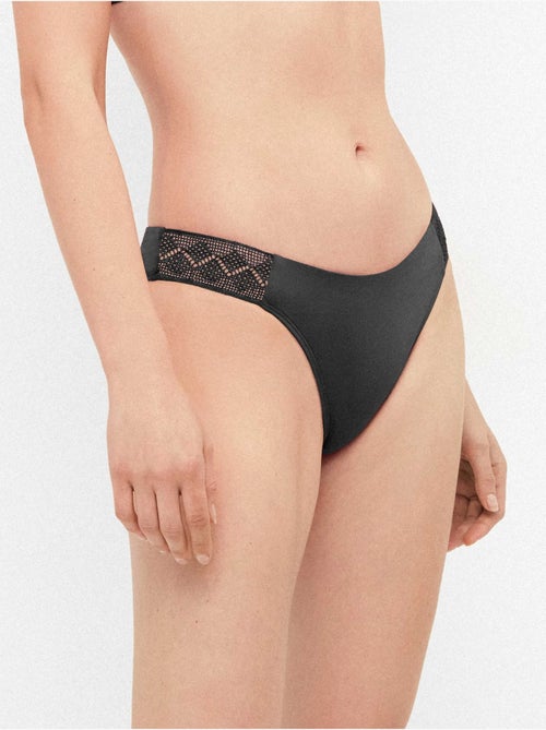 Culotte bikini dentelle sur les côtés - Kiabi Culotte bikini dentelle sur les côtés - Kiabi