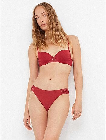 Culotte bikini dentelle sur les côtés