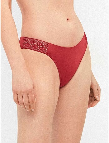 Culotte bikini dentelle sur les côtés
