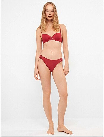 Culotte bikini dentelle sur les côtés