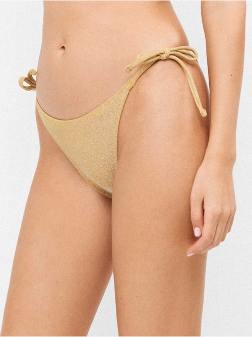 Culotte bikini en tissu brillant - Kiabi Culotte bikini en tissu brillant - Kiabi