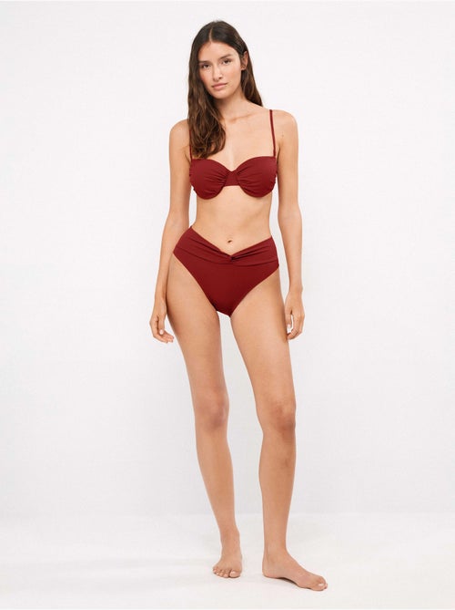 Culotte bikini haut noué - Kiabi Culotte bikini haut noué - Kiabi