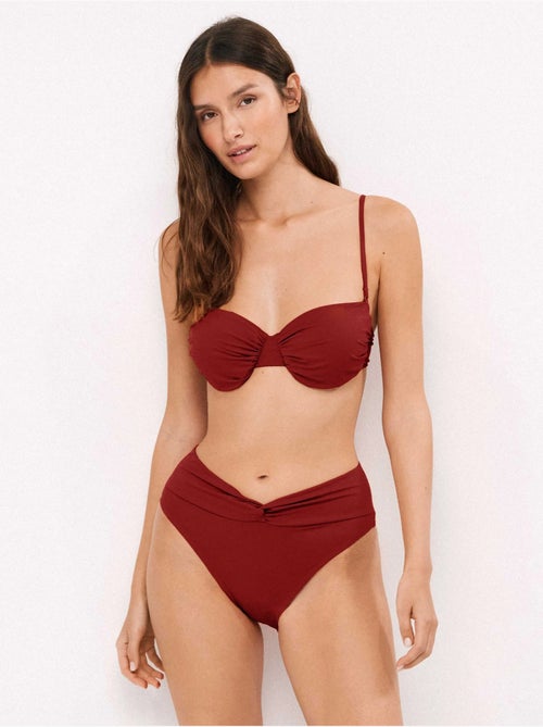 Culotte bikini haut noué - Kiabi Culotte bikini haut noué - Kiabi